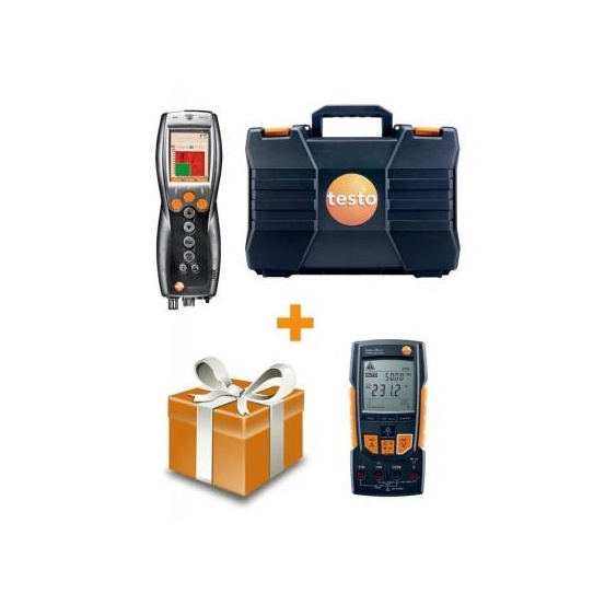 Комплект testo 330-1 LL  Nox + Мультиметр testo 760-2 с магнитным креплением